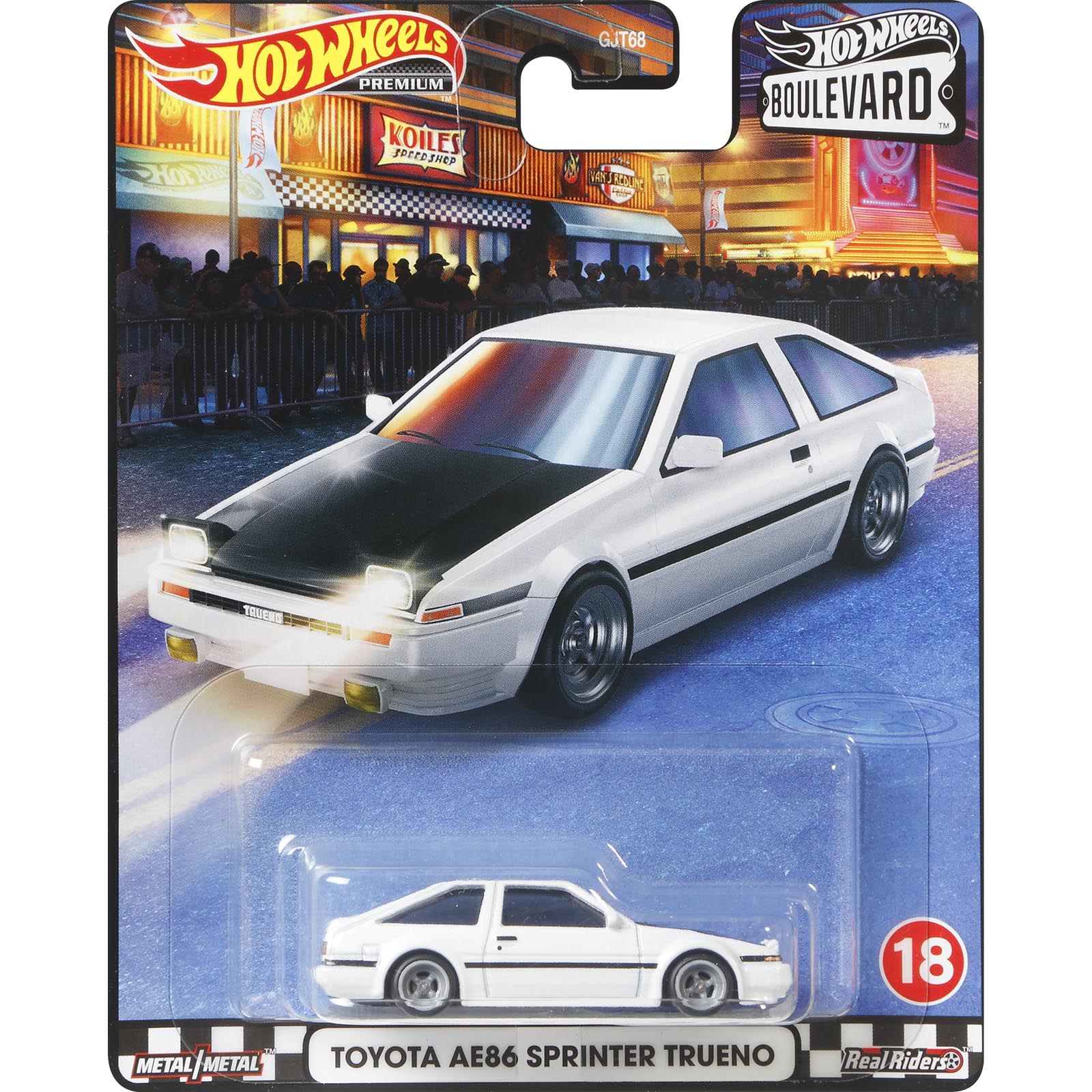Toyota AE86 Sprinter Trueno — GJR77 — White — imagem 2