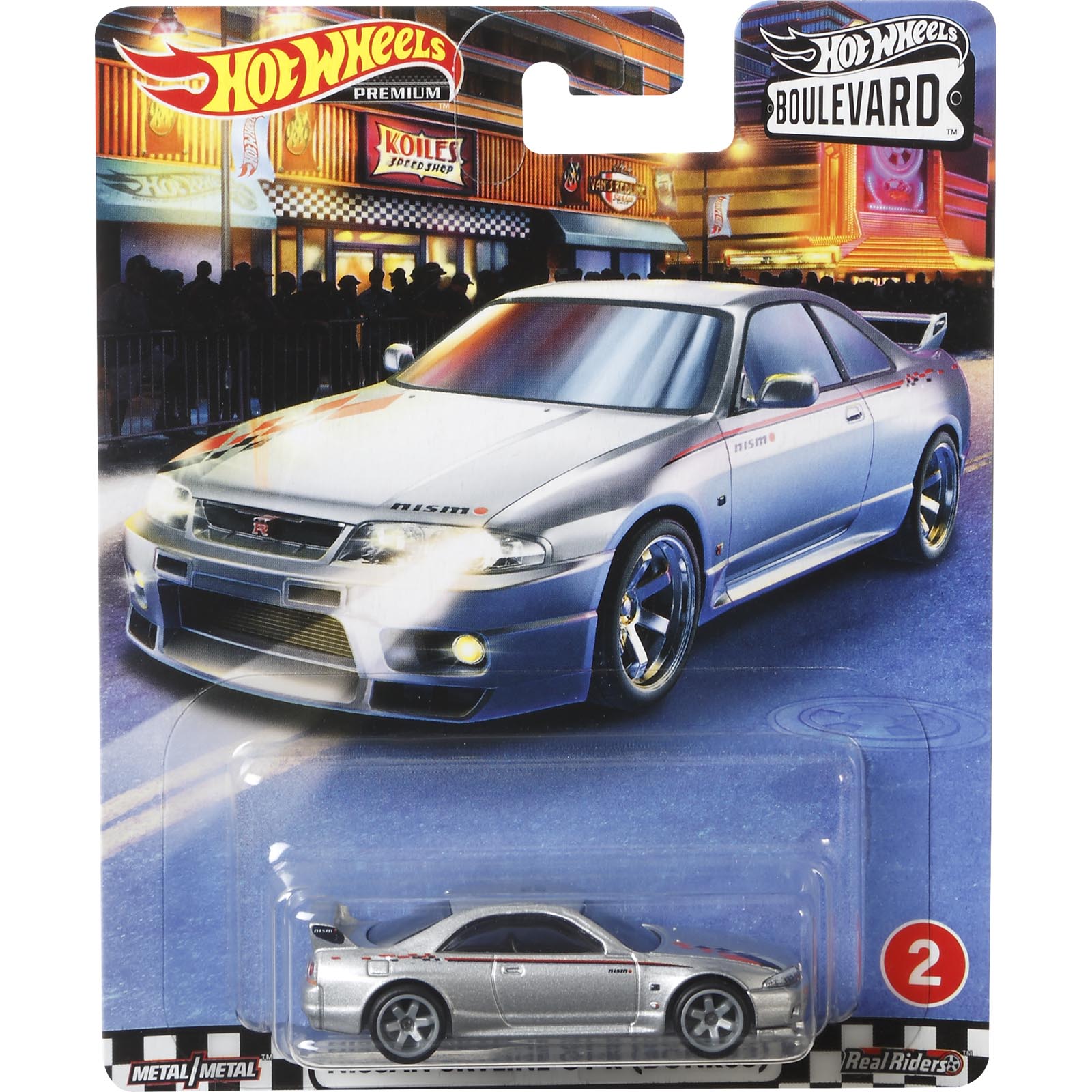 Nissan Skyline GT-R (BCNR33) — GJT73 — Silver — imagem 2