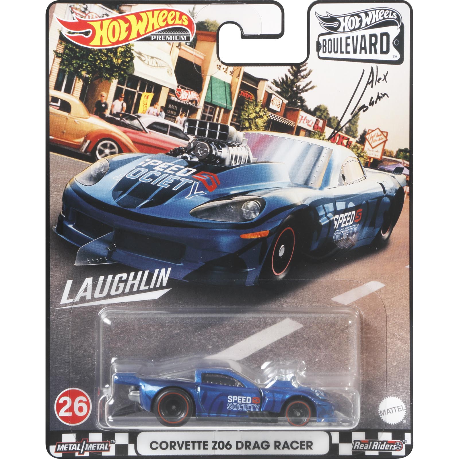 Corvette Z06 Drag Racer — GRL96 — Dark Blue — imagem 2