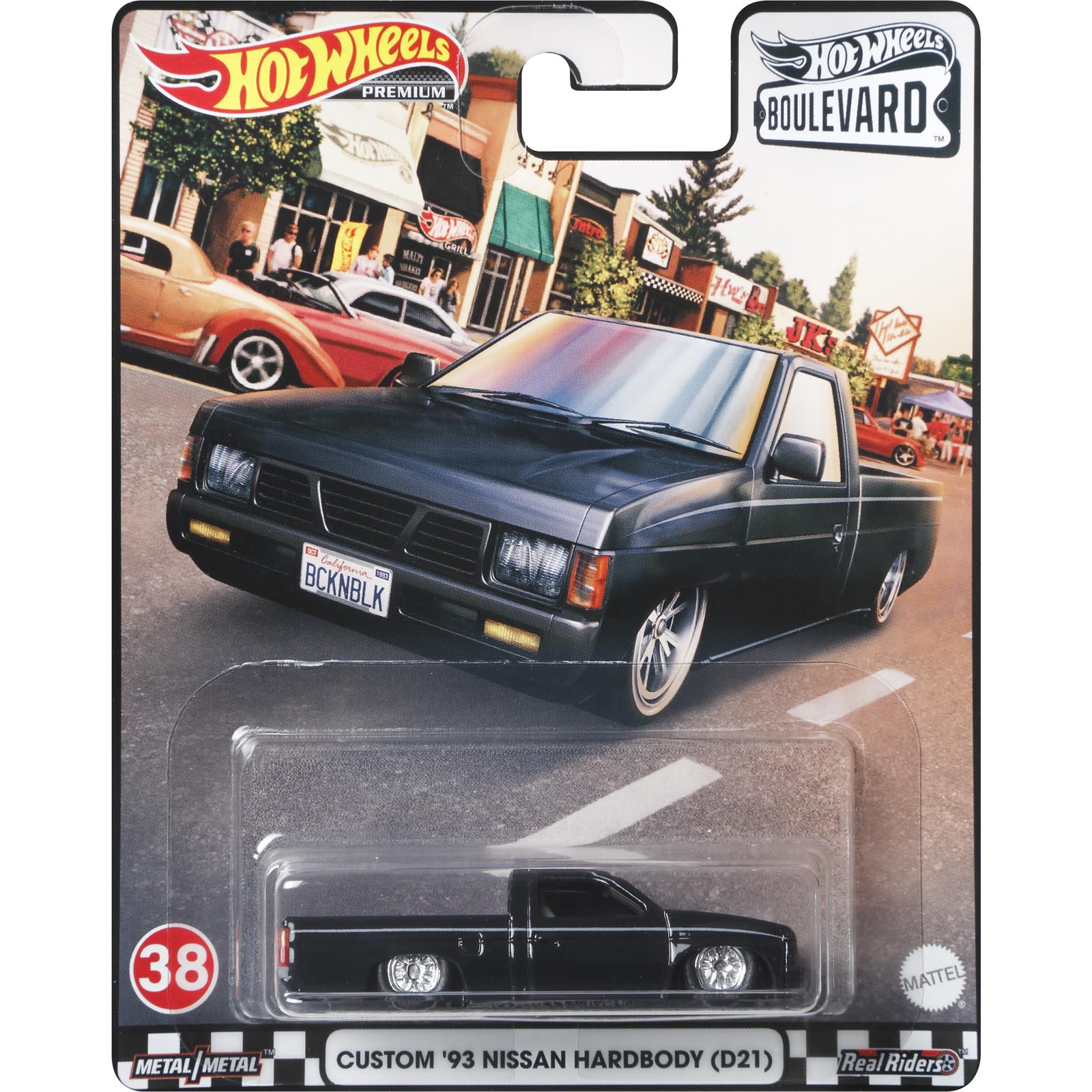 Custom '93 Nissan Hardbody (D21) — GRM09 — Black — imagem 2