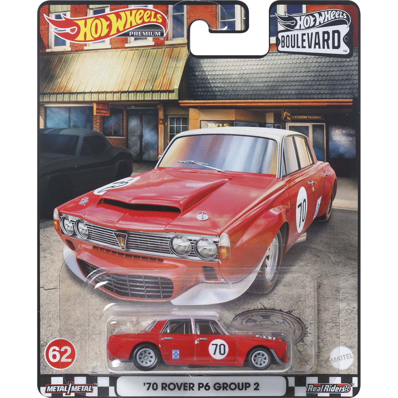 70 Rover P6 Group 2 — HCR00 — Bright Red — imagem 2