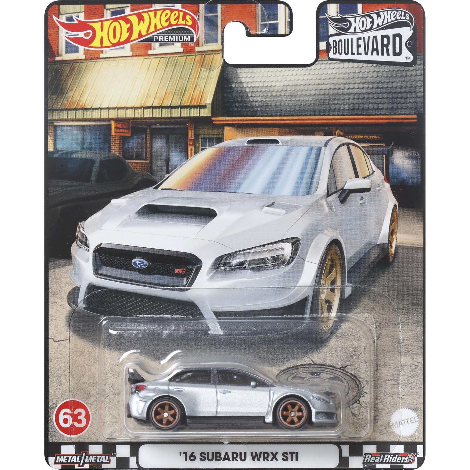 16 SUBARU WRX STI — HCR07 — Silver — imagem 2