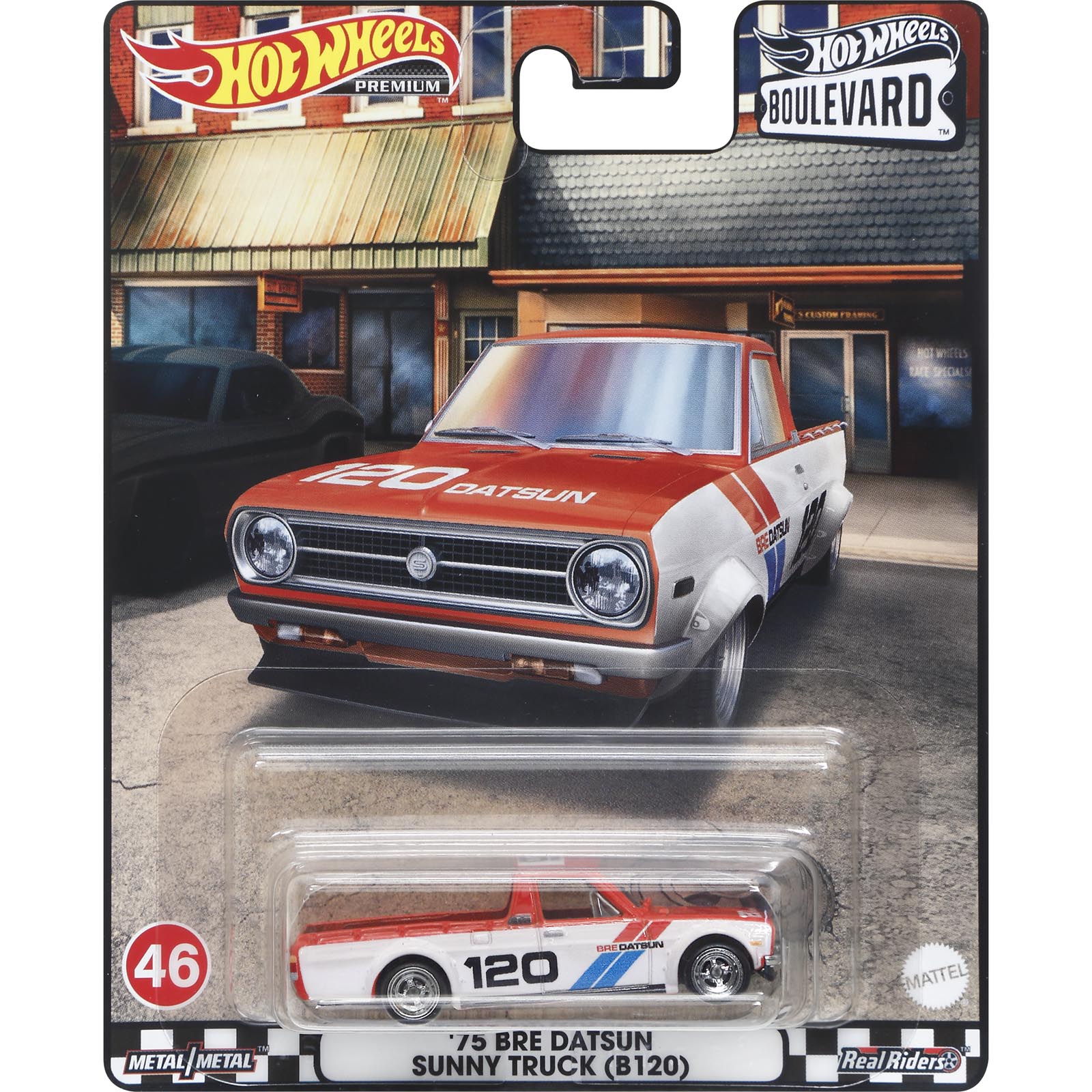 75 BRE DATSUN SUNNY TRUCK (B120) — HCR11 — Red — imagem 2