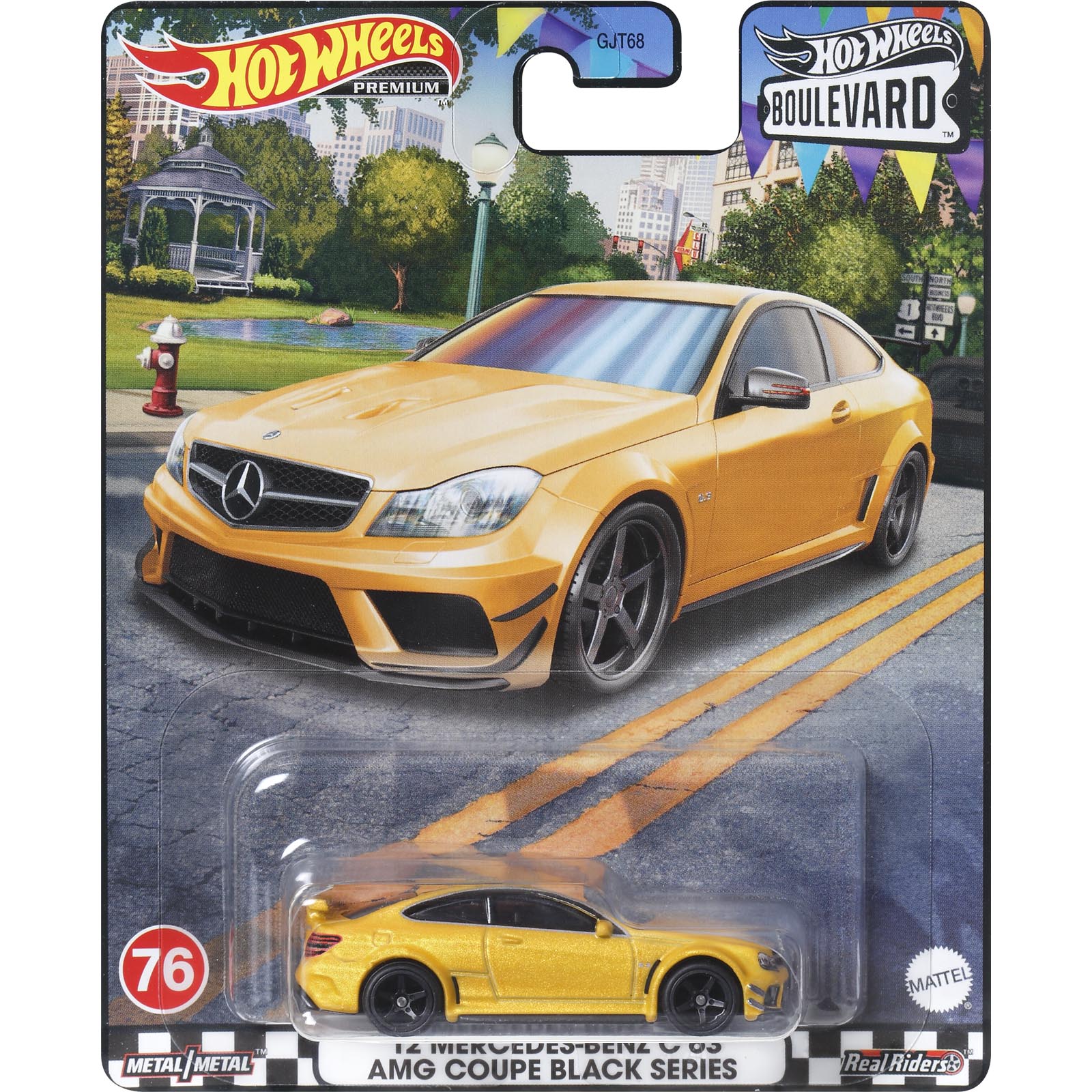 12 MERCEDES-BENZ C63 AMG COUPE BLACK SERIES — HKF23 — Bright Yellow — imagem 2