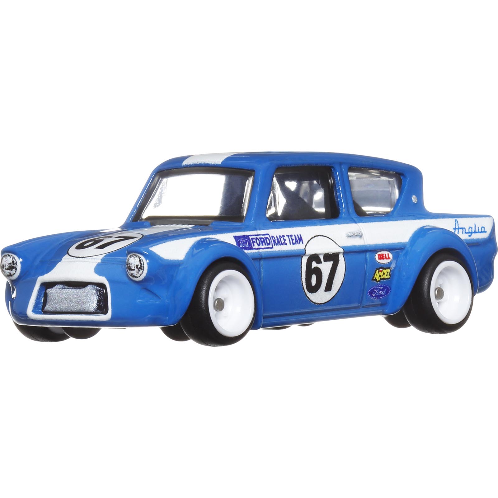 67 Ford Anglia Racer — HKF32 — Light Blue — imagem 3
