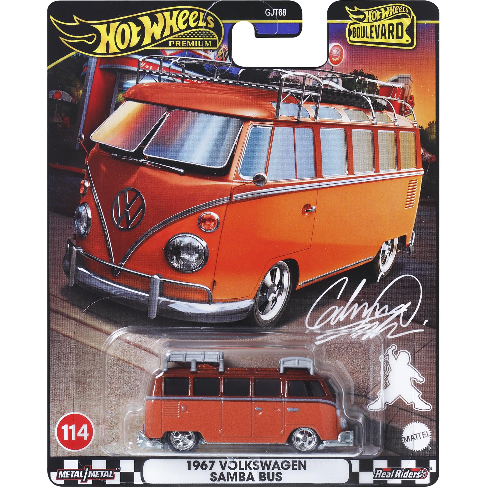 1967 Volkswagen Samba Bus — HRT62 — Orange — imagem 2