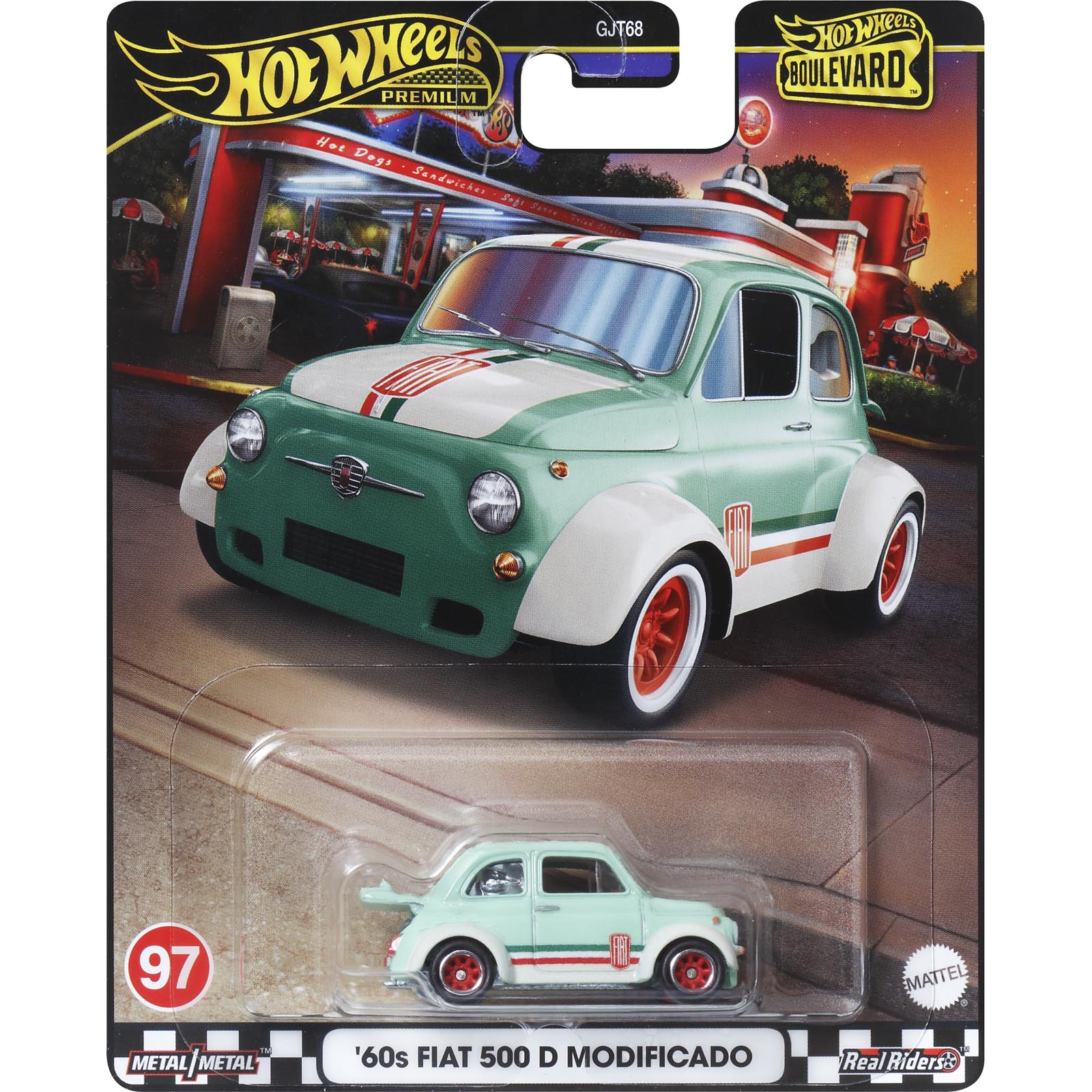 '60S FIAT 500 D MODIFICADO — HRT65 — Green — imagem 2