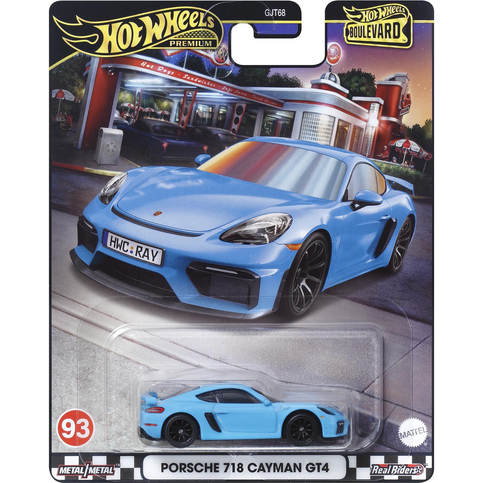 Porsche 718 Cayman GT4 — HRT71 — Acapulco Blue — imagem 2