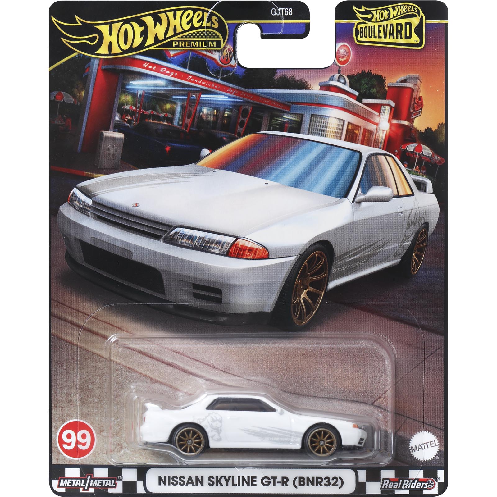 Nissan Skyline GT-R (BNR32) — HRT74 — White — imagem 2