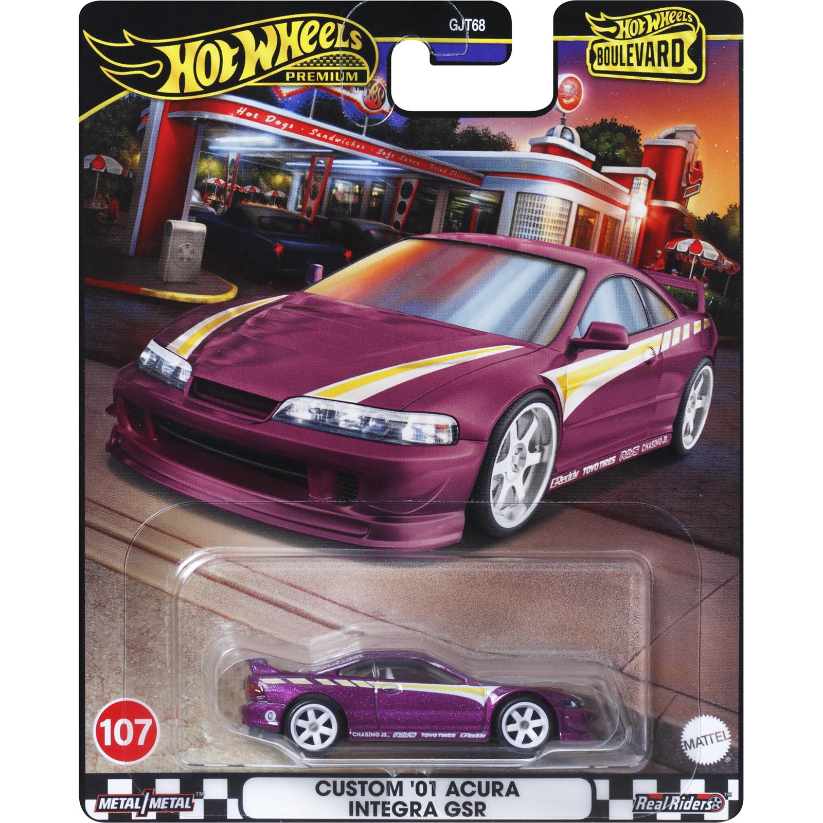 Custom '01 Acura Integra GSR — HRT77 — Purple — imagem 2