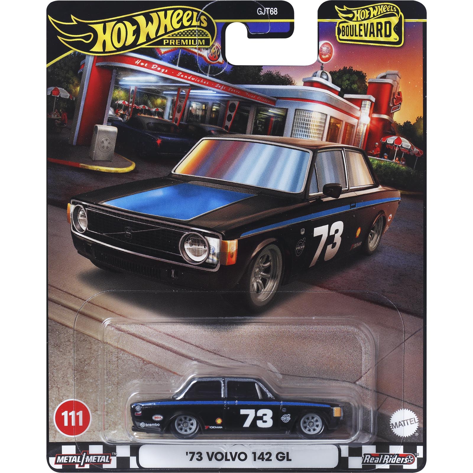 73 Volvo 142 GL — HRT79 — Black — imagem 2