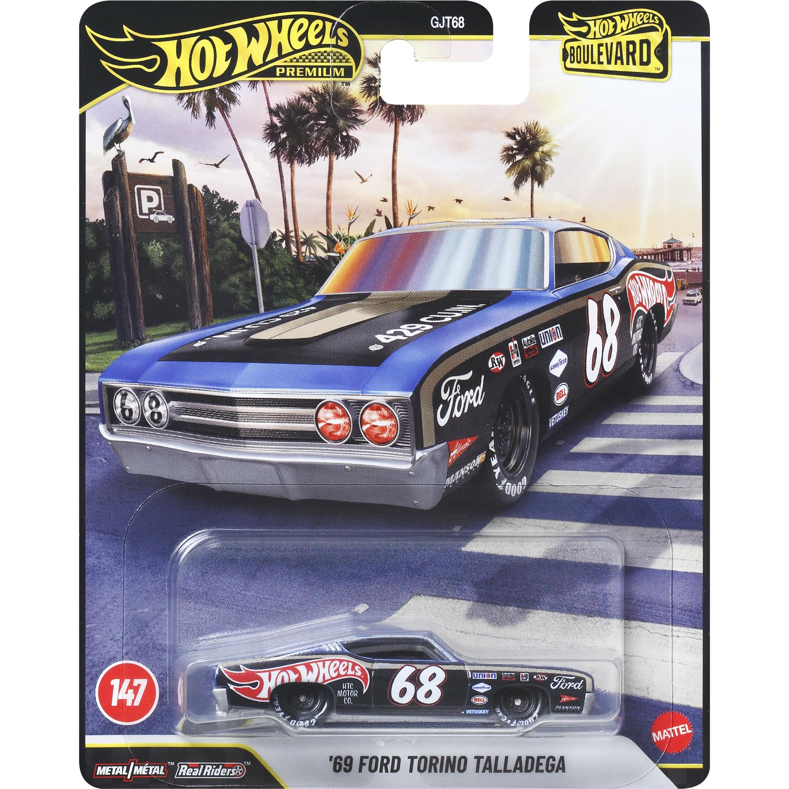 '69 Ford Torino Talladega — JHW28 — Black — imagem 2
