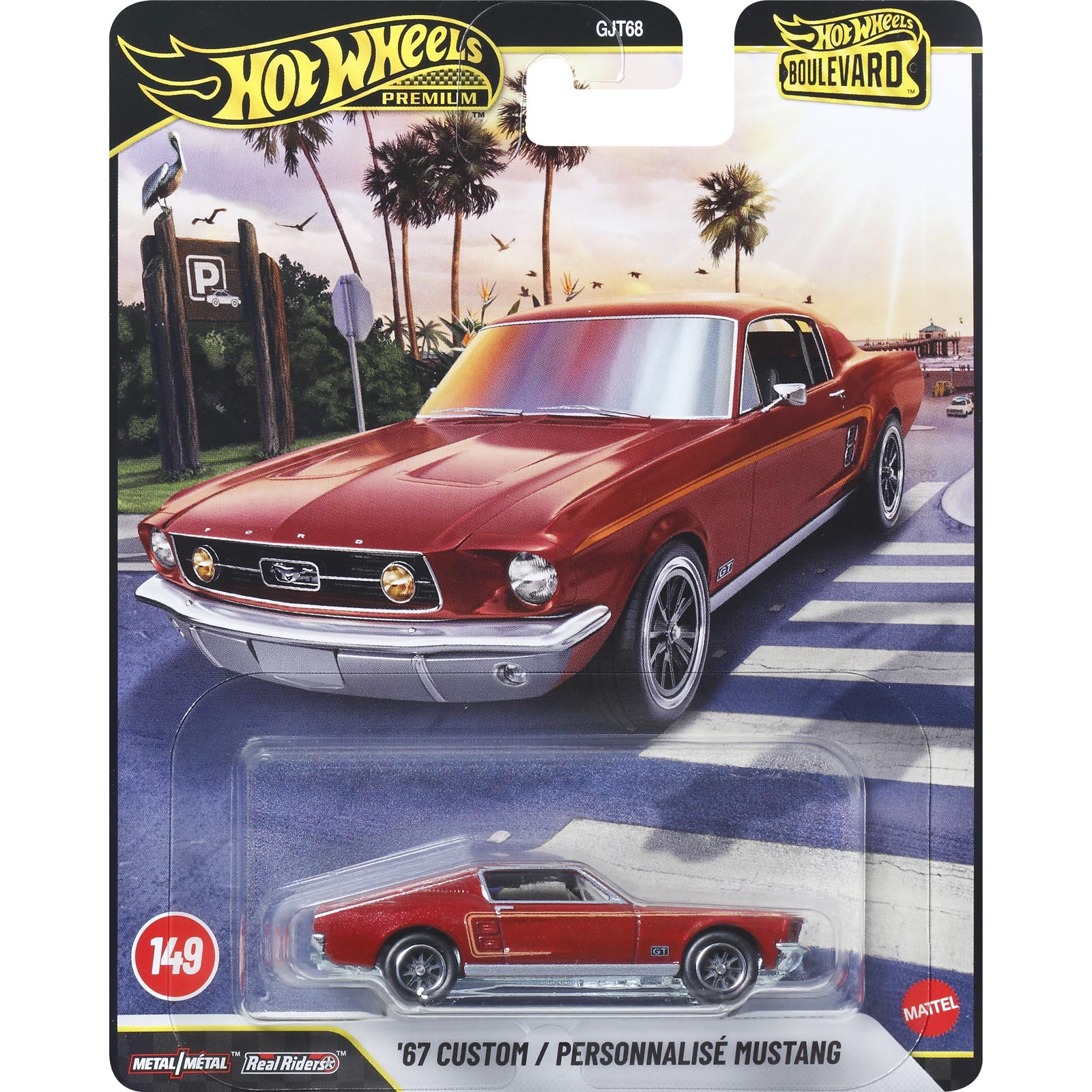 '67 Custom Mustang — JHW40 — Red — imagem 2