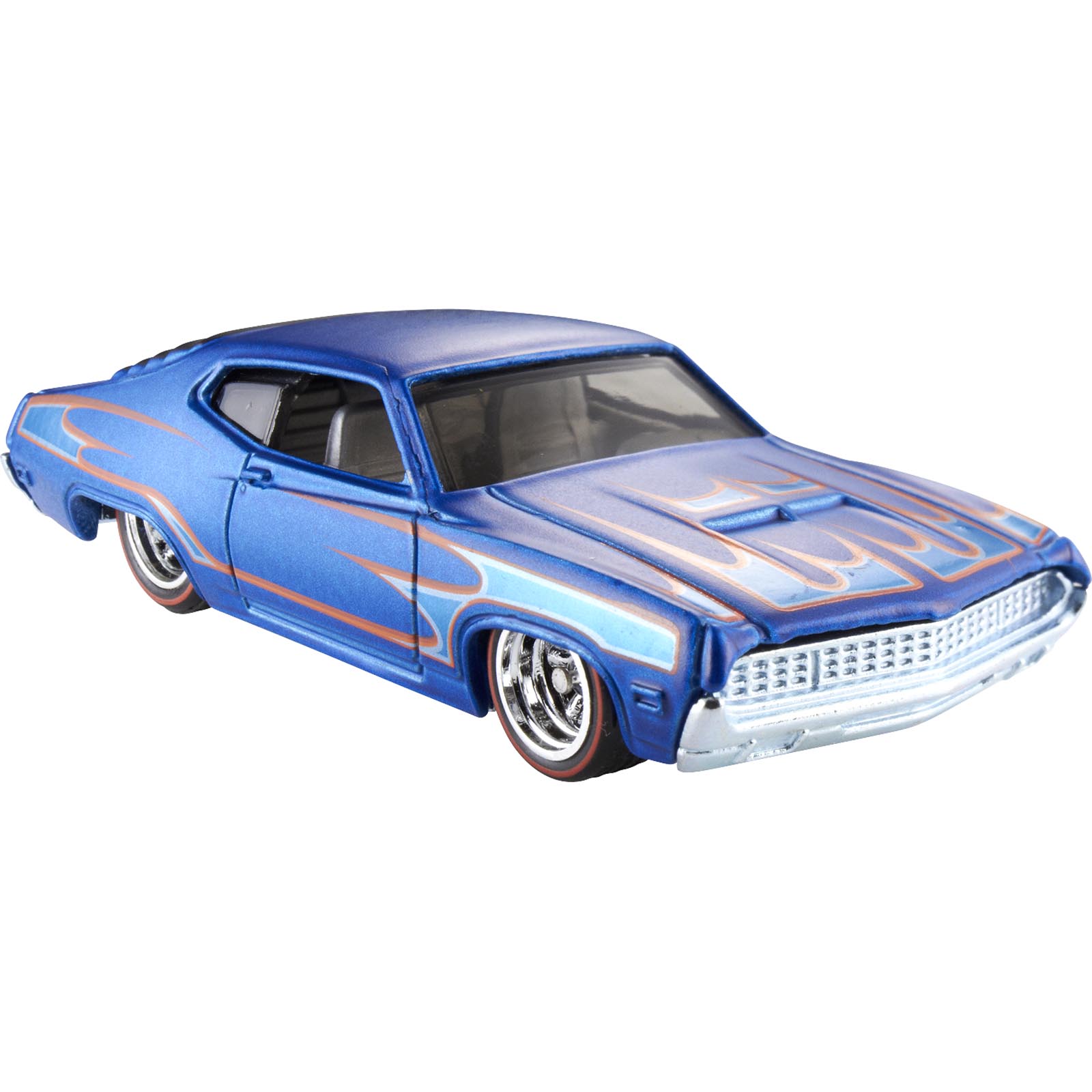 70 Ford Torino — W4585 — Blue — imagem 4