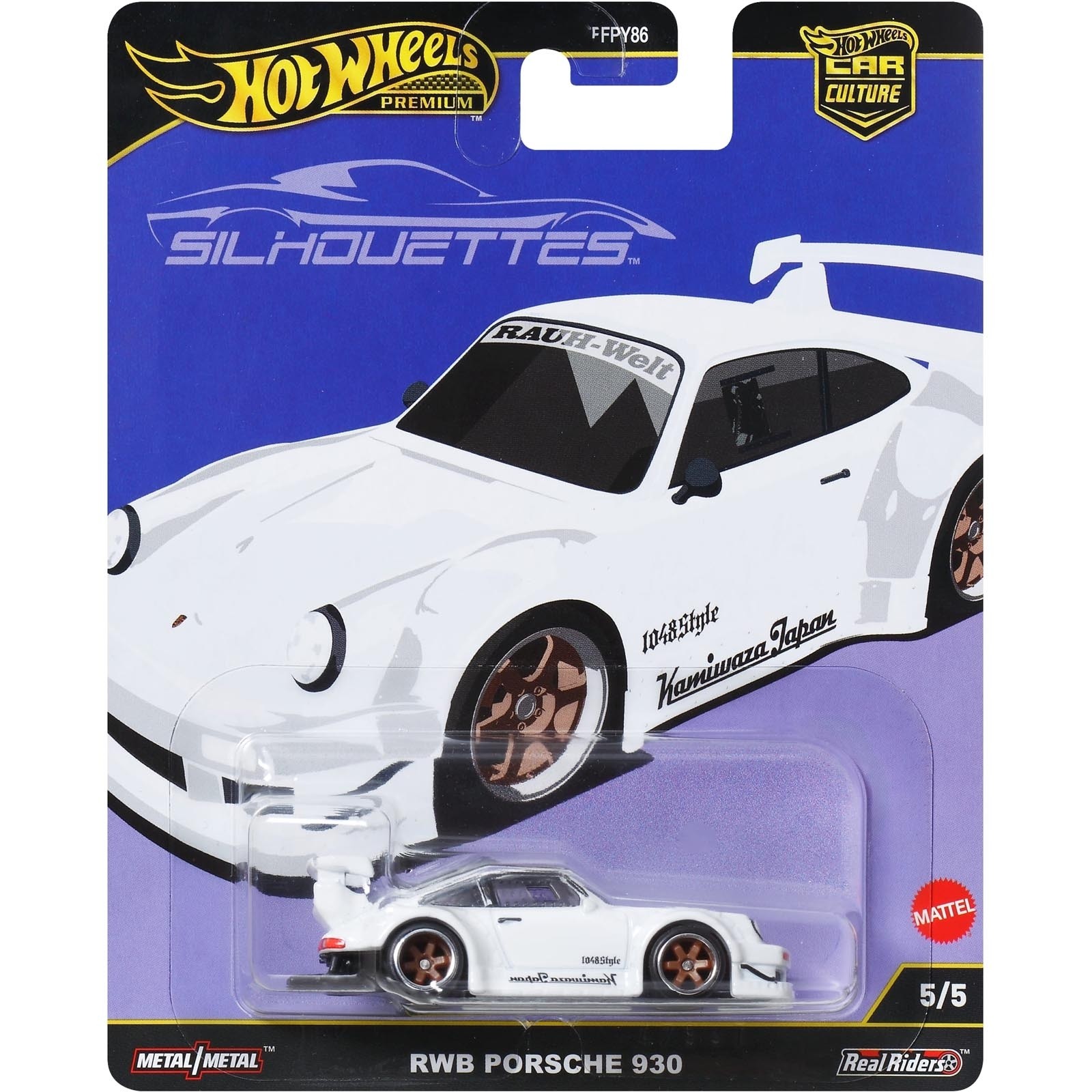 Hot Wheels - RWB Porsche 930 - Silhouettes - Car Culture - JBK58