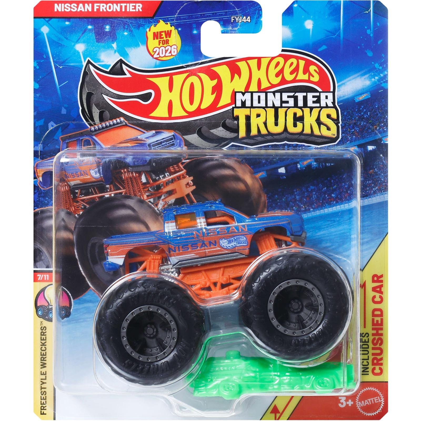 週刊MONSTER TRUCK 4WD Hot Wheels - 1:64 - Nissan Frontier - Monster Trucks - JKJ82