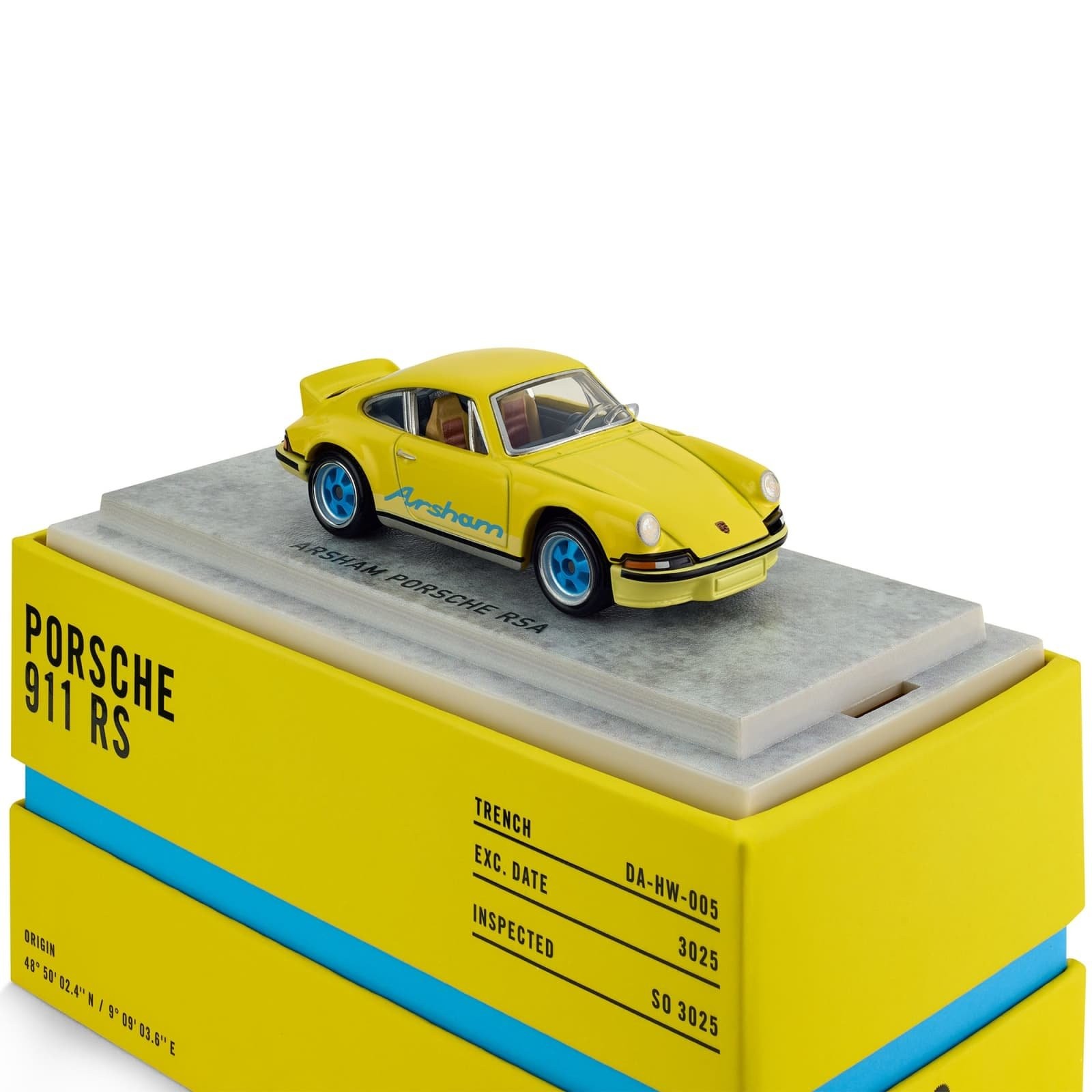 新品 HotWheels×Arsham Porsche ミニカー 箱付 Hot Wheels - 1973 Porsche 911 RSA Daniel Arsham - Mattel Creations