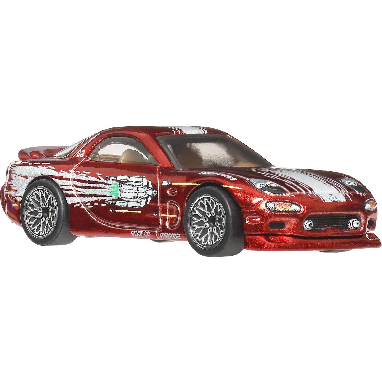 Hot Wheels - 1995 Mazda RX-7 - Velozes e Furiosos Silver - JHW71
